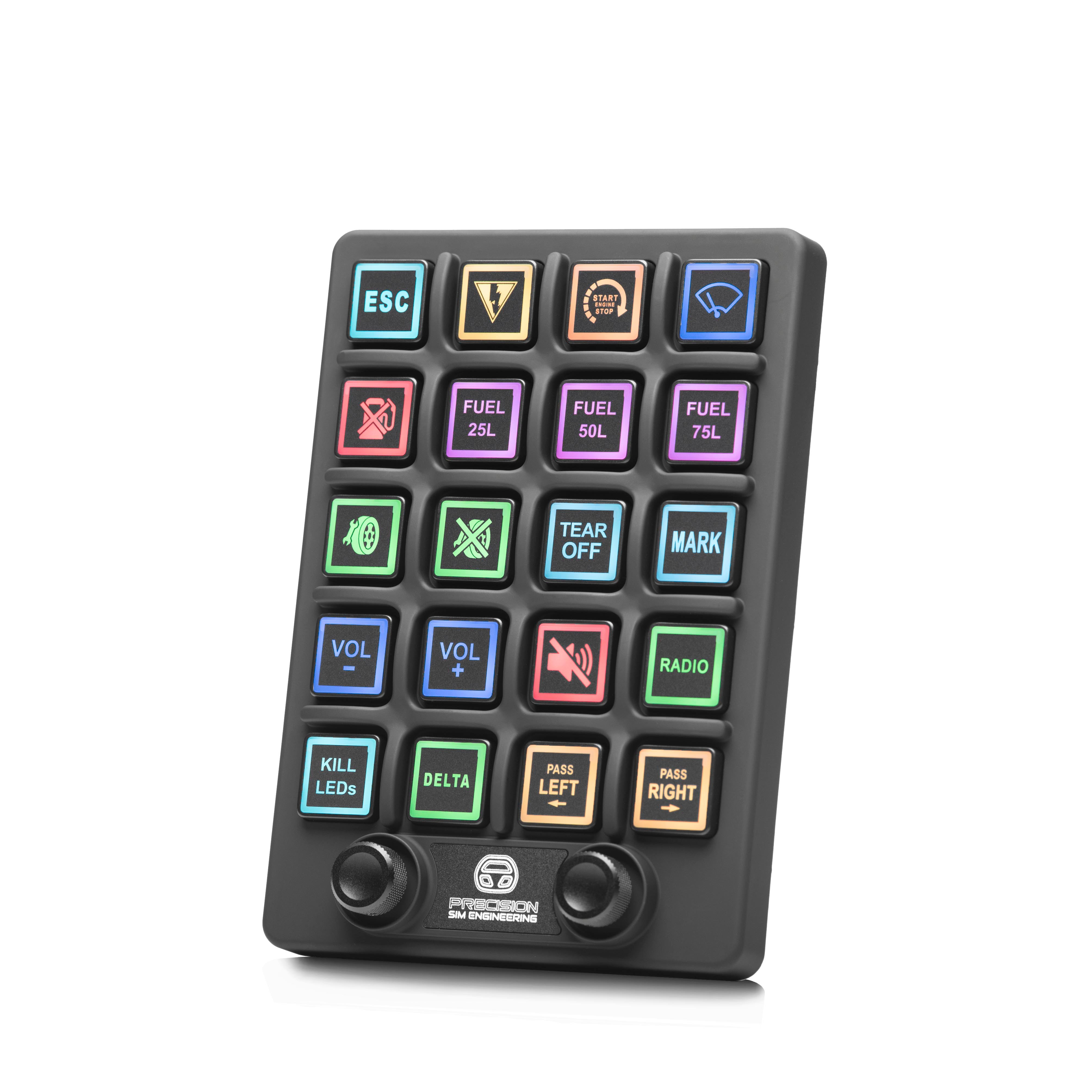 Sim Seats Dual Button Box w/ Stream Deck