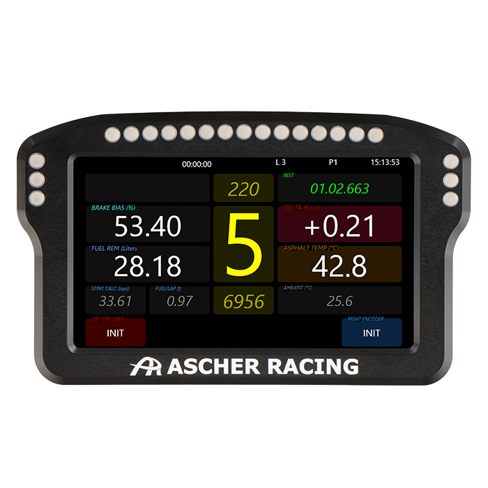 Ascher Racing Dashboard 5" Edition