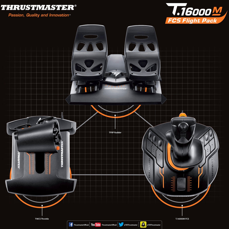 Thrustmaster T-16000M FCS Flight Pack (PC)