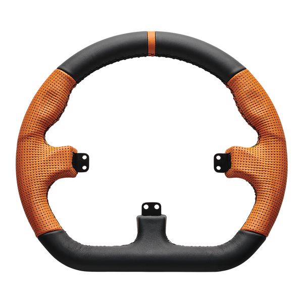 Asetek Simsports Closed D Leather Rim / Orange