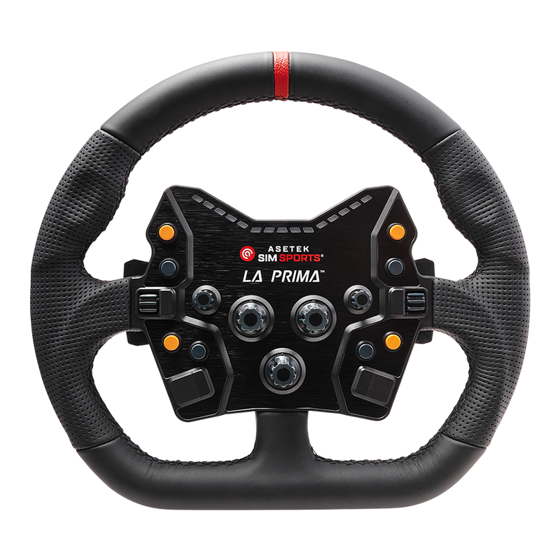 Asetek SimSports Closed D Leather Rim / Black