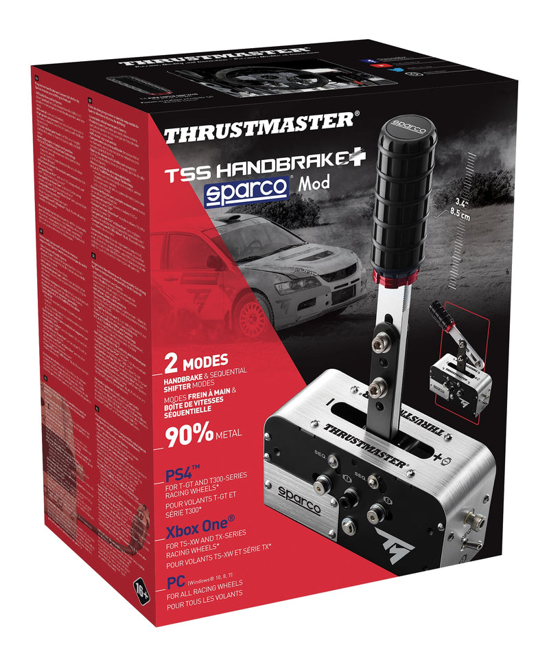 Thrustmaster TSS Handbrake Sparco Mod+ Handbremse und Sequential Schaltung  für PS5 / PS4 / Xbox Series X